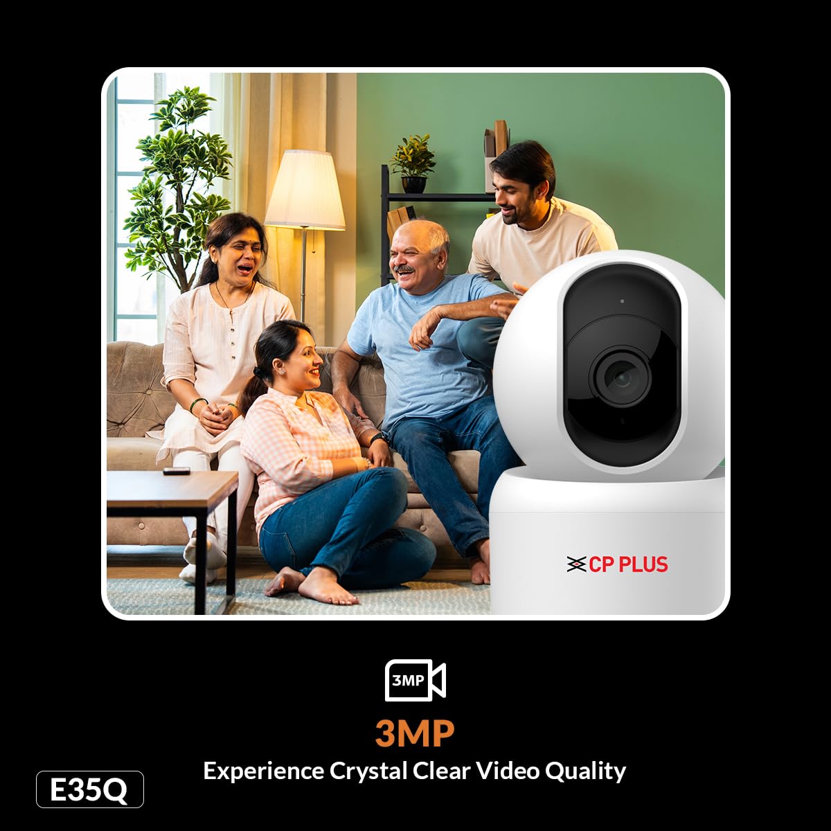 CP PLUS CP-E35A 3MP Smart Wi-Fi PT Camera - Image 4